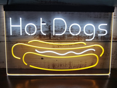 Image of Hot Dogs Two Tone Illuminated Sign