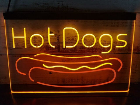 Image of Hot Dogs Two Tone Illuminated Sign