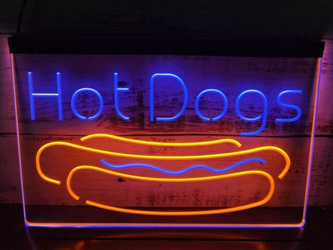Image of Hot Dogs Two Tone Illuminated Sign