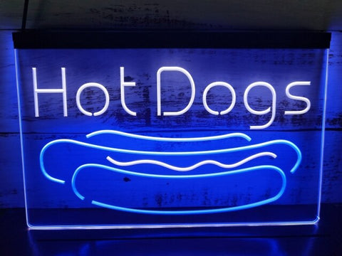 Image of Hot Dogs Two Tone Illuminated Sign