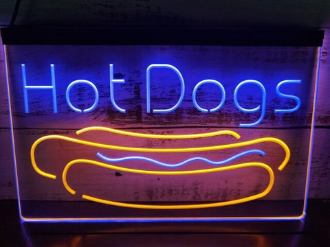 Image of Hot Dogs Two Tone Illuminated Sign