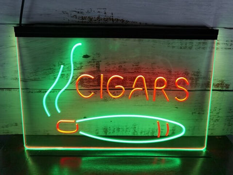 Image of Cigar Shop Two Tone Illuminated Sign