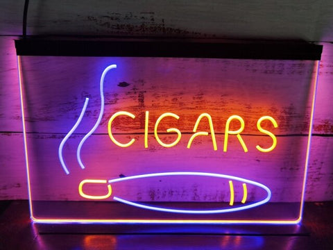 Image of Cigar Shop Two Tone Illuminated Sign