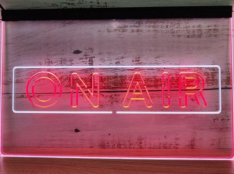 Image of On Air Recording Studio Two Tone Illuminated Sign