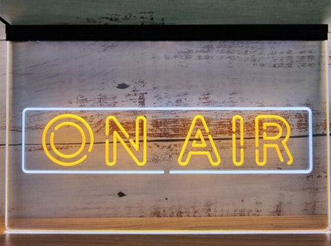 Image of On Air Recording Studio Two Tone Illuminated Sign
