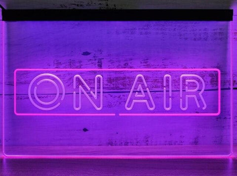 Image of On Air Recording Studio Two Tone Illuminated Sign