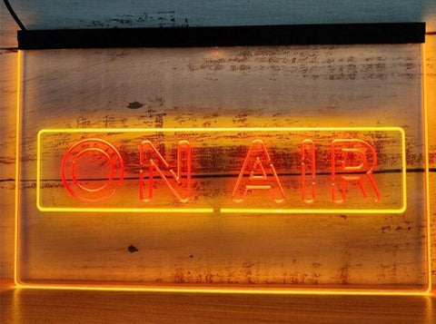 Image of On Air Recording Studio Two Tone Illuminated Sign