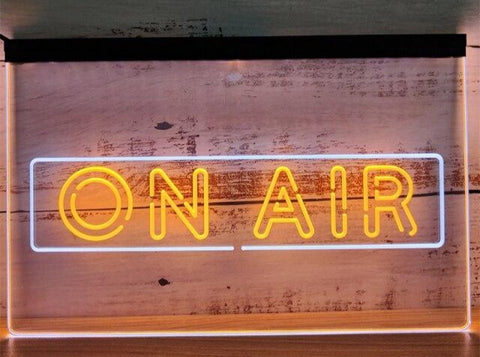 Image of On Air Recording Studio Two Tone Illuminated Sign