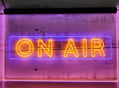 Image of On Air Recording Studio Two Tone Illuminated Sign