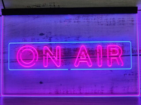 Image of On Air Recording Studio Two Tone Illuminated Sign
