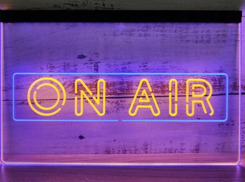 Image of On Air Recording Studio Two Tone Illuminated Sign