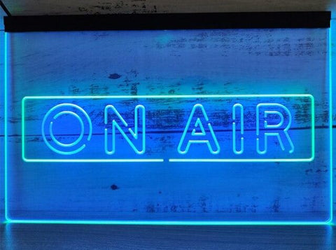 Image of On Air Recording Studio Two Tone Illuminated Sign