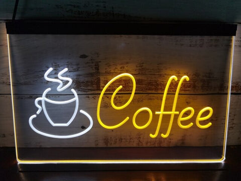 Image of Coffee Shop Two Tone Illuminated Sign