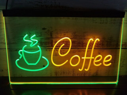 Image of Coffee Shop Two Tone Illuminated Sign