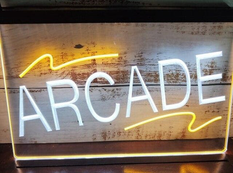 Image of Arcade Two Tone Illuminated Sign