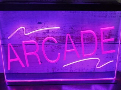 Image of Arcade Two Tone Illuminated Sign