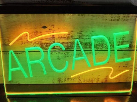Image of Arcade Two Tone Illuminated Sign