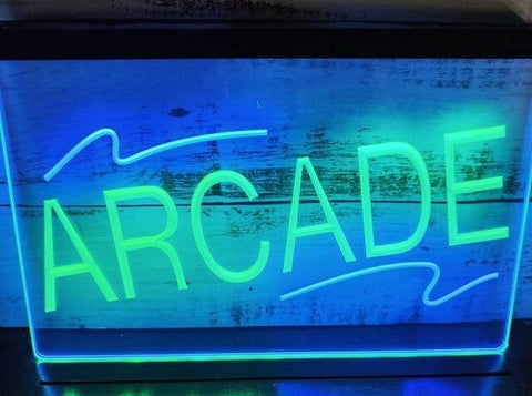 Image of Arcade Two Tone Illuminated Sign