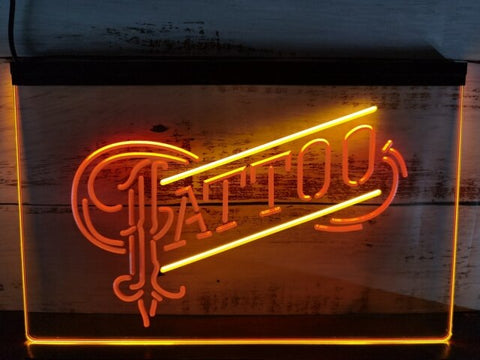 Image of Tattoo Two Tone Illuminated Sign