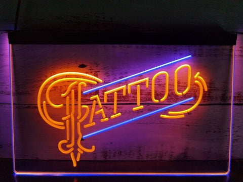 Image of Tattoo Two Tone Illuminated Sign