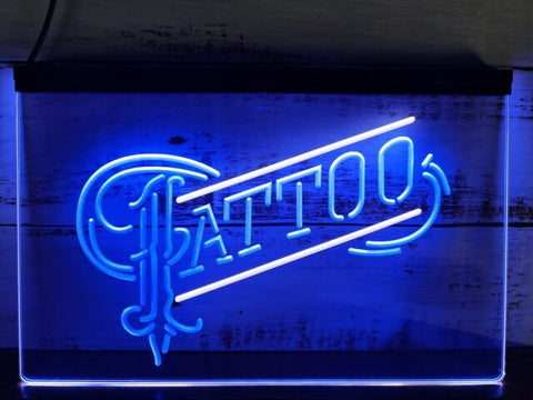 Image of Tattoo Two Tone Illuminated Sign