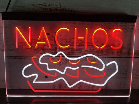 Image of Nachos Two Tone Illuminated Sign