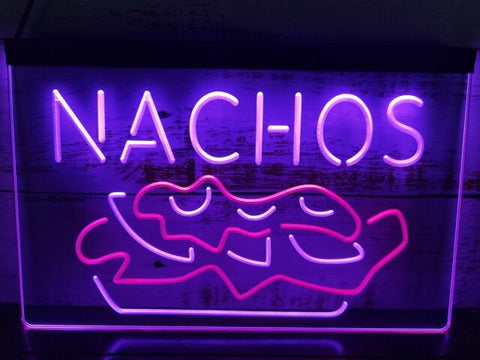 Image of Nachos Two Tone Illuminated Sign