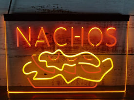 Nachos Two Tone Illuminated Sign