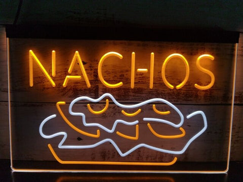 Image of Nachos Two Tone Illuminated Sign