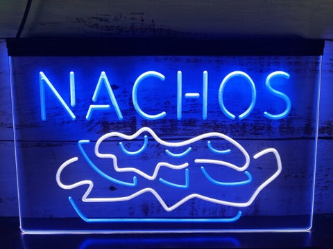 Image of Nachos Two Tone Illuminated Sign