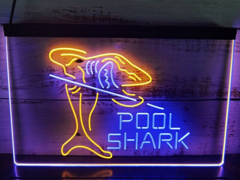 Image of Pool Shark Two Tone Illuminated Sign
