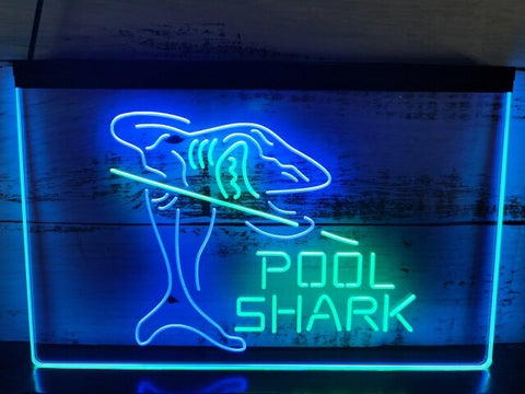 Image of Pool Shark Two Tone Illuminated Sign