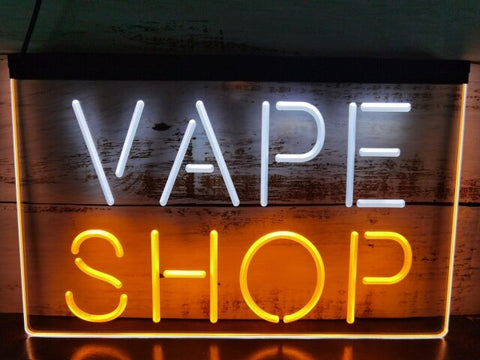 Image of Vape Shop Two Tone Illuminated Sign