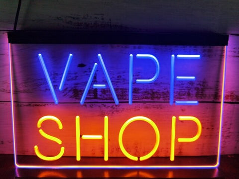 Image of Vape Shop Two Tone Illuminated Sign