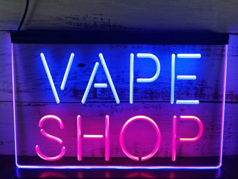 Image of Vape Shop Two Tone Illuminated Sign