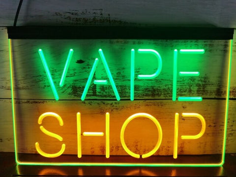 Image of Vape Shop Two Tone Illuminated Sign