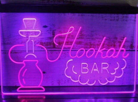 Image of Hookah Bar Two Tone Illuminated Sign
