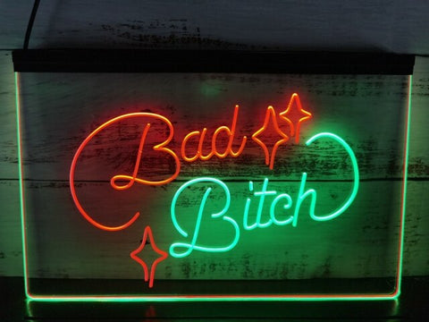 Image of Bad Bitch Two Tone Illuminated Sign