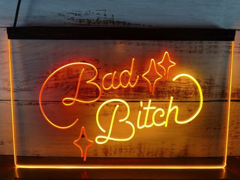 Image of Bad Bitch Two Tone Illuminated Sign
