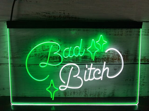 Image of Bad Bitch Two Tone Illuminated Sign