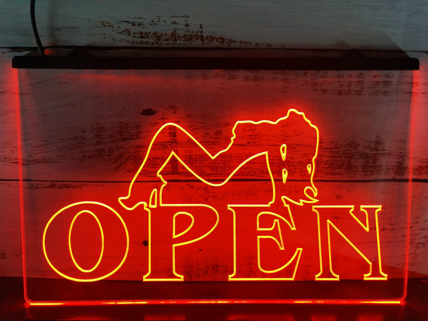 Strippers Open Illuminated Sign