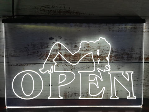 Image of Strippers Open Illuminated Sign