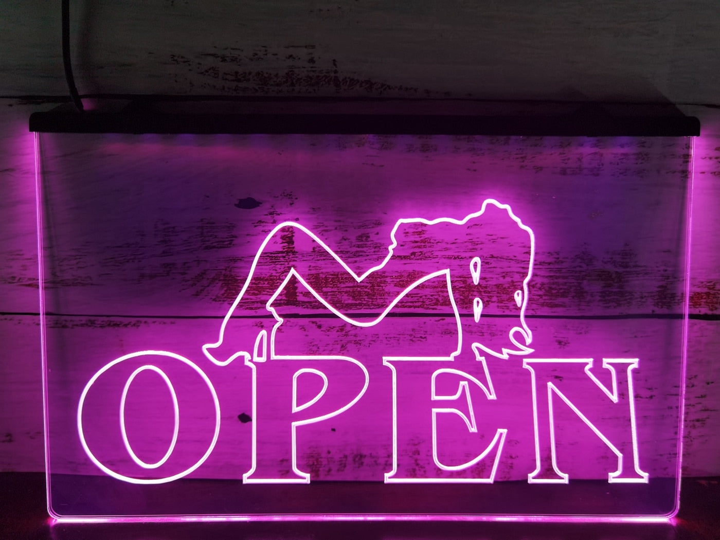 Strippers Open Illuminated Sign