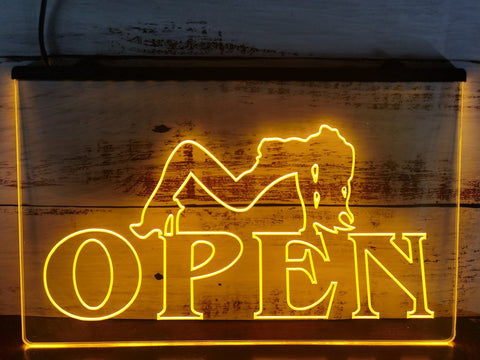 Image of Strippers Open Illuminated Sign
