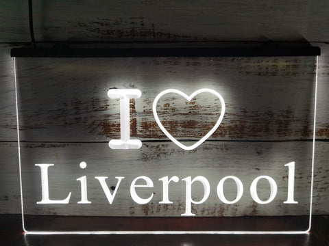 Image of I Love Liverpool Illuminated Sign