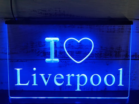 Image of I Love Liverpool Illuminated Sign