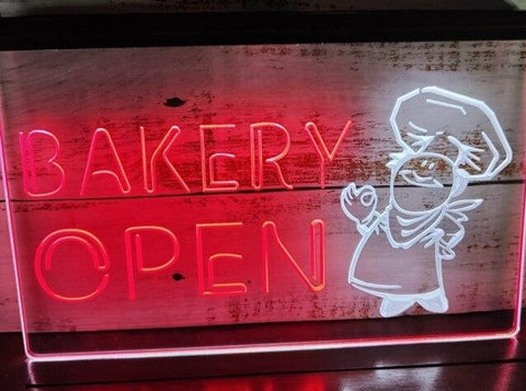 Image of Bakery Open Two Tone Illuminated Sign