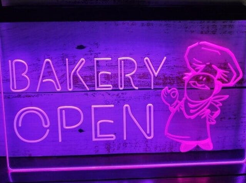 Image of Bakery Open Two Tone Illuminated Sign