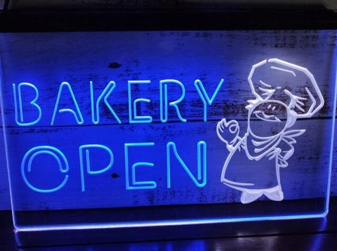 Image of Bakery Open Two Tone Illuminated Sign