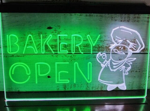 Image of Bakery Open Two Tone Illuminated Sign
